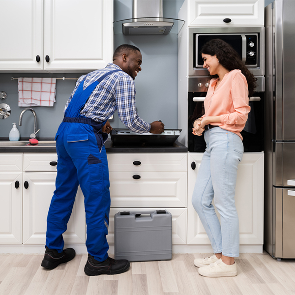 can you provide an estimate for cooktop repair before beginning any work in Roscoe